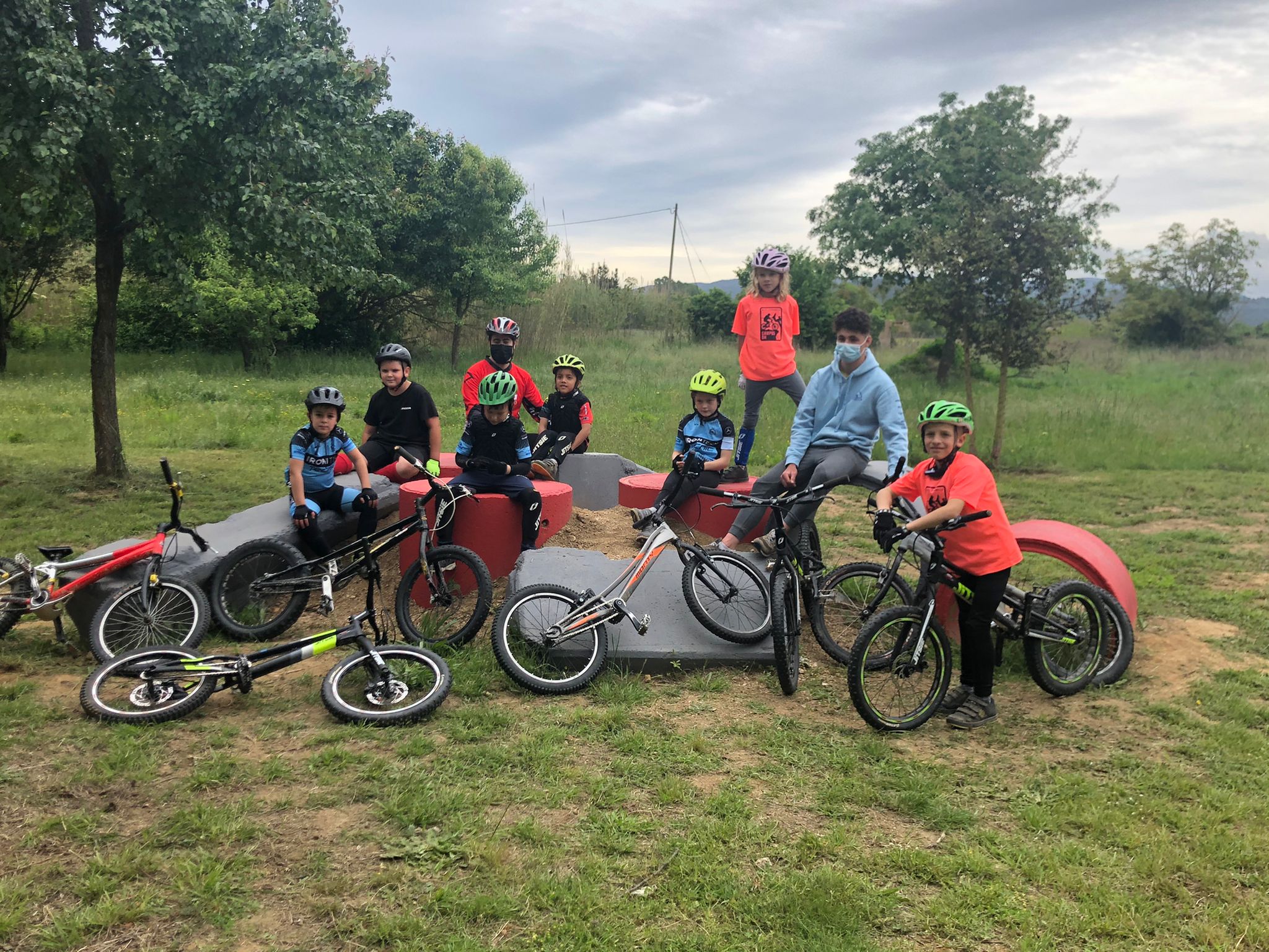 Classe de Trial amb el BTT Fornells – A Roda Club Esportiu